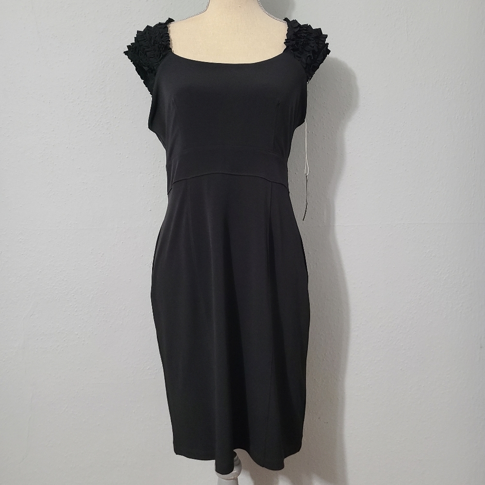 Saint Tropez Black Cocktail Dress Size 12‎ NWT